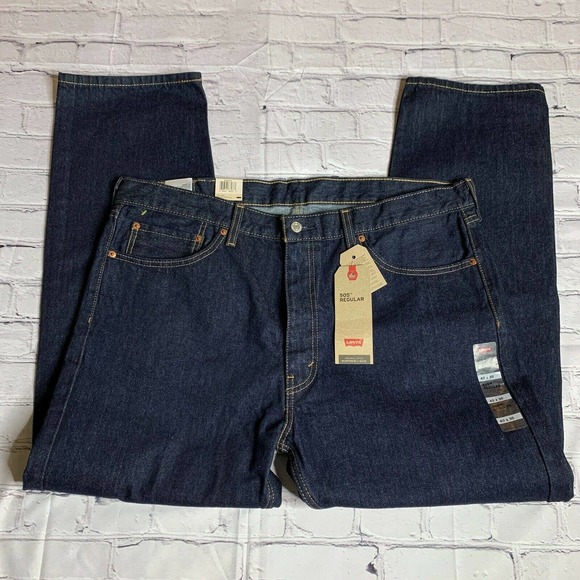 NWT LEVIS 505 JEANS STRAIGHT LEG REGULAR FIT MEN JEANS 40x30 - Picture 1 of 9